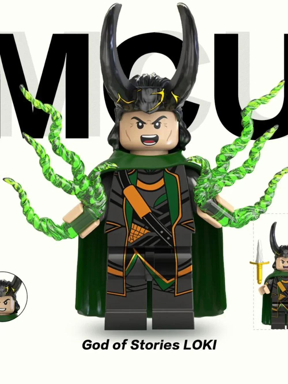 Marvel God Of Stories Loki TVA Custom Minifigures birthday gift for him